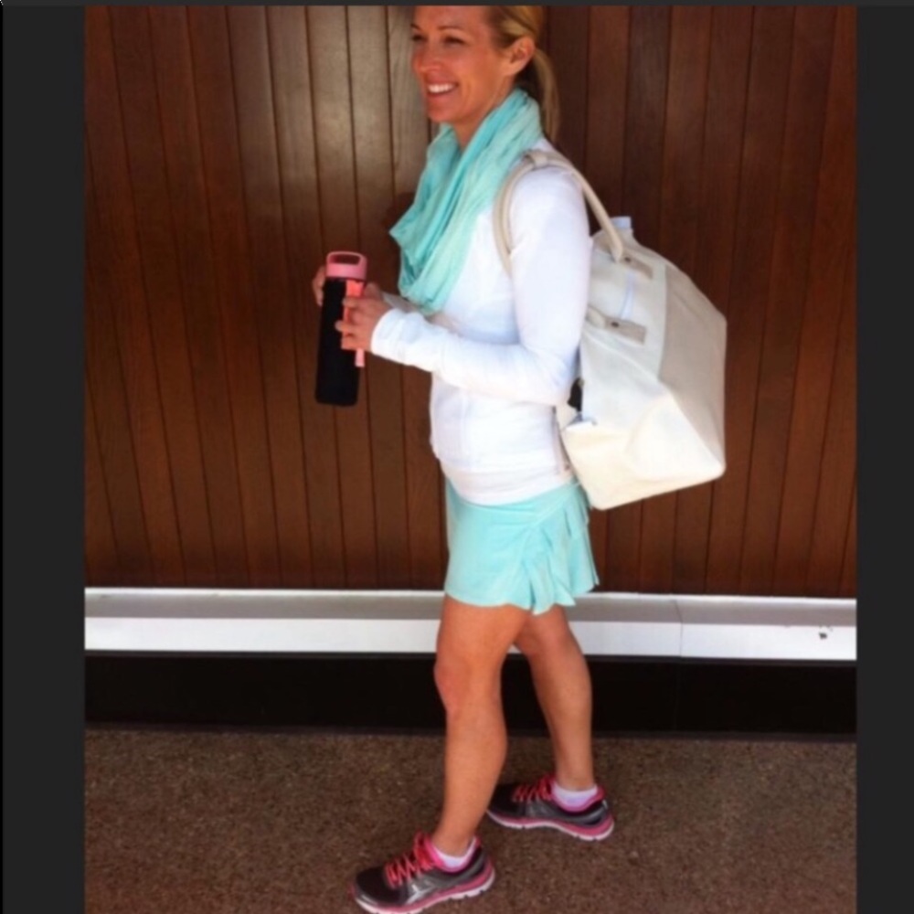 Lululemon 8 Pace Setter Skirt Aquamarine RARE - Picture 3 of 16